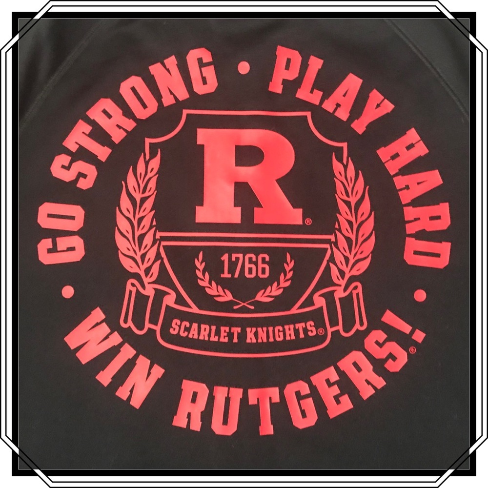 Pink by VS Black/Red Rutgers Jacket Size M NWOT - Picture 6 of 6